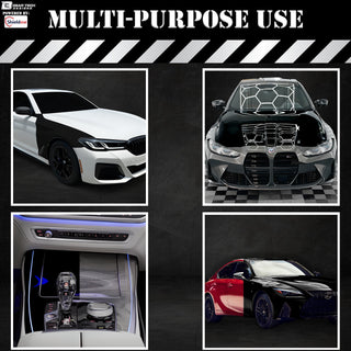 ShieldMe PREMIUM Gloss Black Color Change Carbon Fiber PPF Automotive Paint Protection Wrap Film Sheet Roll - Bogar Tech Designs
