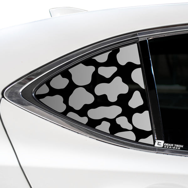 Animal Leopard Cheetah Cow Window Vinyl Decal Stickers Fits Acura TLX 2015 - 2020 - Bogar Tech Designs