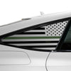 Quarter Window American Flag Vinyl Decal Stickers Fits Audi A7 & S7 Sportback 2019 - 2025 - Bogar Tech Designs