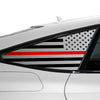 Quarter Window American Flag Vinyl Decal Stickers Fits Audi A7 & S7 Sportback 2019 - 2025 - Bogar Tech Designs