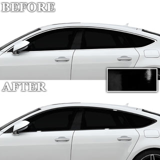 Vinyl Chrome Delete Grille Bezel Lip Side Window Blackout Decal Stickers Overlay Film Fits Audi A7 & S7 Sportback 2019 - 2024 - Bogar Tech Designs