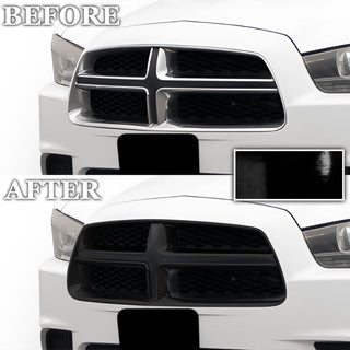 Vinyl Chrome Delete Grille Blackout Decal Stickers Overlay Film Fits Dodge Charger 2011 - 2014 - Bogar Tech Designs