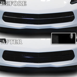Vinyl Chrome Delete Grille Blackout Decal Stickers Overlay Film Fits Chevy Corvette C7 Stingray 2014 - 2019 - Bogar Tech Designs