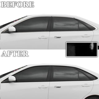 Vinyl Chrome Delete Grille Side Window Rear Blackout Decal Stickers Overlay Film Fits Toyota Camry 2015 - 2017 - Bogar Tech Designs