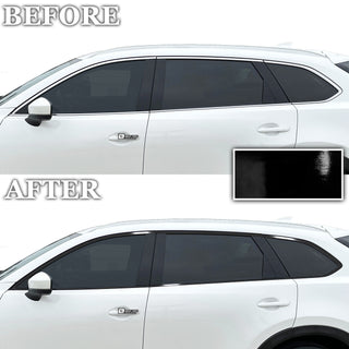 Vinyl Chrome Delete Wheel Rim Front Grille Trim Blackout Decal Stickers Cover Overlay Fits Mazda CX-9 2016-2023
