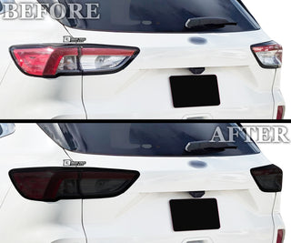 Full Headlight Taillight Precut Smoked PPF Tint Kit Overlay Film Fits Ford Escape 2020 - 2022 - Bogar Tech Designs