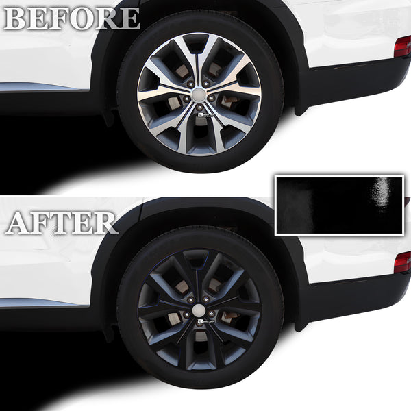 Side Window Skirt Vinyl Chrome Delete Trim Blackout Decal Stickers Overlay Film Fits Hyundai Palisade 2020 - 2025 - Bogar Tech Designs
