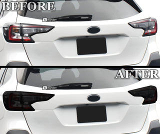 Full Headlight Taillight Precut Smoked PPF Tint Kit Film Overlay Fits Subaru Outback 2020 - 2024 - Bogar Tech Designs