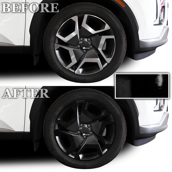 Side Window Skirt Vinyl Chrome Delete Trim Blackout Decal Stickers Overlay Film Fits Hyundai Palisade 2020 - 2025 - Bogar Tech Designs