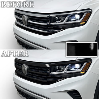 Vinyl Chrome Delete Grille Side Window Rear Blackout Decal Stickers Cover Overlay Fits Volkswagen Atlas