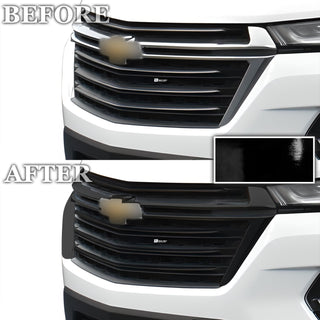 Vinyl Chrome Delete Grille Side Window Blackout Decal Stickers Overlay Film Fits Chevrolet Traverse 2018 - 2023 - Bogar Tech Designs