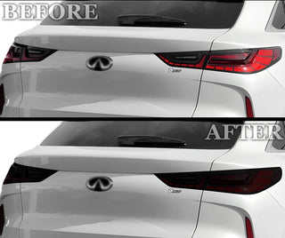 Full Headlight Taillight Precut Smoked PPF Tint Kit Film Overlay Fits Infiniti QX55 2022 - 2024 - Bogar Tech Designs