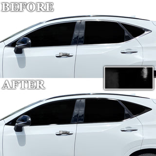 Vinyl Chrome Delete Side Window Wheel Blackout Decal Stickers Overlay Film Fits Lexus NX 2022 - 2025 - Bogar Tech Designs