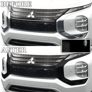 Vinyl Chrome Delete Grille Side Window Rear Blackout Decal Stickers Overlay Film Fits Mitsubishi Outlander 2022 - 2025 - Bogar Tech Designs