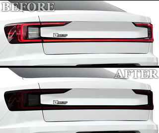 Full Headlight Taillight Precut Smoked PPF Tint Kit Overlay Film Fits Polestar 2 2020 - 2025 - Bogar Tech Designs