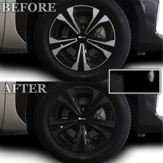 Vinyl Chrome Delete Grille Front Wheel Blackout Decal Stickers Overlay Film Fits Toyota BZ4X 2022 - 2025 - Bogar Tech Designs
