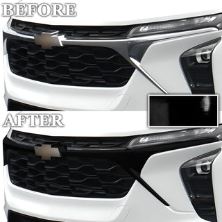 Vinyl Chrome Delete Front Grille Wheel Rim Blackout Decal Stickers Overlay Film Fits Chevrolet Trax 2024 - 2025 - Bogar Tech Designs