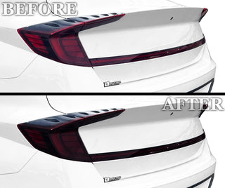 Full Headlight Taillight Precut Smoked PPF Tint Kit Film Overlay Fits Hyundai Sonata 2020 - 2023 - Bogar Tech Designs