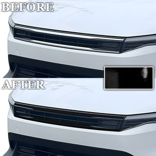 Fits KIA K4 2025+ Vinyl Chrome Delete Grille Blackout Decal Stickers Overlay Film - Bogar Tech Designs