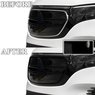 Fits Mercedes - Benz EQB 2022+ Vinyl Chrome Delete Grille Blackout Decal Stickers Overlay Film - Bogar Tech Designs