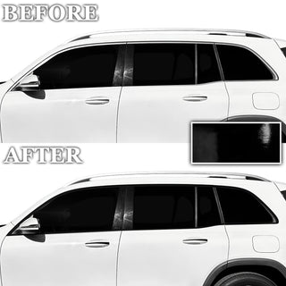 Fits Mercedes - Benz GLB 2020+ Vinyl Chrome Delete Grille Blackout Decal Stickers Overlay Film - Bogar Tech Designs