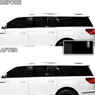 Fits Lincoln Navigator (L) 2018 - 2024 Vinyl Chrome Delete Blackout Decal Stickers Overlay Film - Bogar Tech Designs