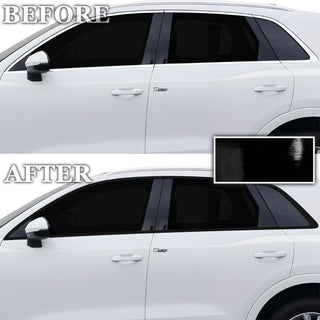 Vinyl Chrome Delete Blackout Decal Stickers Overlay Film Fits Audi Q3 2019 - 2025 - Bogar Tech Designs