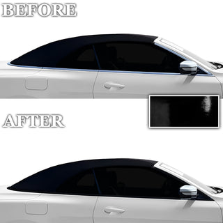 Vinyl Chrome Delete Blackout Decal Stickers Overlay Film Fits BMW 4 Series Convertible 2021 - 2025 - Bogar Tech Designs