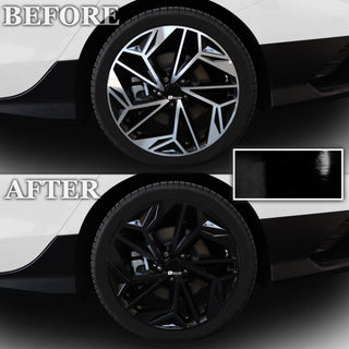 Vinyl Chrome Delete Blackout Decal Stickers Overlay Film Fits Hyundai Ioniq 6 2023+ - Bogar Tech Designs