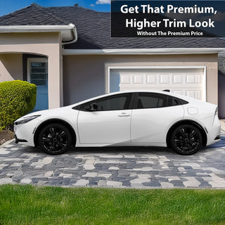 Vinyl Chrome Delete Wheel Rim Trim Blackout Decal Stickers Overlay Film Fits Toyota Prius 2023 - 2025 - Bogar Tech Designs