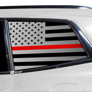 Quarter Window American Flag Vinyl Decal Stickers Fits Cadillac XT6 2020 - 2025 - Bogar Tech Designs
