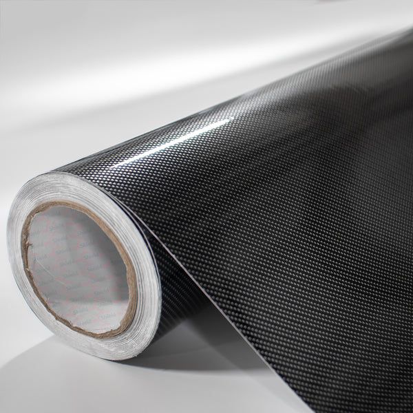 ShieldMe PREMIUM Gloss Black Carbon Fiber Vinyl Automotive Car Wrap Roll Film Sheet With Bubble Free Air Release - Bogar Tech Designs