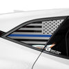 American Flag Rear Quarter Window Vinyl Decal Stickers Fits Chevy Blazer 2019 - 2025 - Bogar Tech Designs