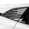 American Flag Rear Quarter Window Vinyl Decal Stickers Fits Chevy Blazer 2019 - 2025 - Bogar Tech Designs