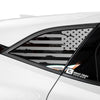 American Flag Rear Quarter Window Vinyl Decal Stickers Fits Chevy Blazer 2019 - 2025 - Bogar Tech Designs