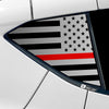 Quarter Window American Flag Vinyl Decal Stickers Fits Chevy Corvette C8 2020 - 2025 - Bogar Tech Designs
