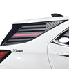 American Flag Rear Quarter Window Vinyl Decal Stickers Fits Chevy Equinox 2018 - 2024 - Bogar Tech Designs