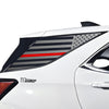 American Flag Rear Quarter Window Vinyl Decal Stickers Fits Chevy Equinox 2018 - 2024 - Bogar Tech Designs