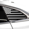 Quarter Window American Flag Vinyl Decal Stickers Fits Chevy Malibu 2019 - 2025 - Bogar Tech Designs