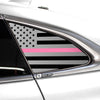 Quarter Window American Flag Vinyl Decal Stickers Fits Chevy Malibu 2019 - 2025 - Bogar Tech Designs
