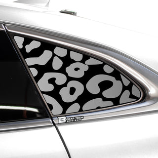 Animal Leopard Cheetah Cow Window Vinyl Decal Stickers Fits Chevy Malibu 2019 - 2023 - Bogar Tech Designs