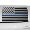 Window American Flag Vinyl Decal Stickers Fits Chevy Silverado & GMC Sierra 1500 2014 - 2018 - Bogar Tech Designs