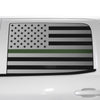Window American Flag Vinyl Decal Stickers Fits Chevy Silverado & GMC Sierra 1500 2014 - 2018 - Bogar Tech Designs