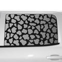 Animal Leopard Cheetah Cow Window Vinyl Decal Stickers Fits Chevy Silverado & GMC Sierra 1500 2014 - 2018 - Bogar Tech Designs