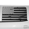 Window American Flag Vinyl Decal Stickers Fits Chevy Silverado & GMC Sierra 1500 2014 - 2018 - Bogar Tech Designs