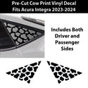 Animal Leopard Cheetah Cow Window Vinyl Decal Stickers Fits Acura Integra 2023 - 2025 - Bogar Tech Designs