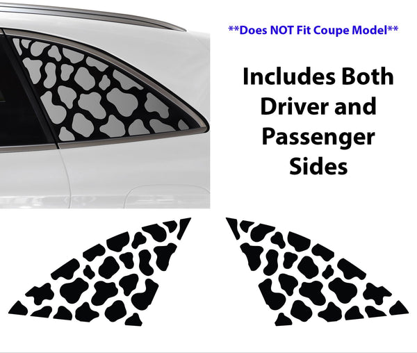 Animal Leopard Cheetah Cow Window Vinyl Decal Stickers Fits Mercedes - Benz GLC 2016 - 2024 - Bogar Tech Designs