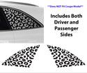 Animal Leopard Cheetah Cow Window Vinyl Decal Stickers Fits Mercedes - Benz GLC 2016 - 2024 - Bogar Tech Designs