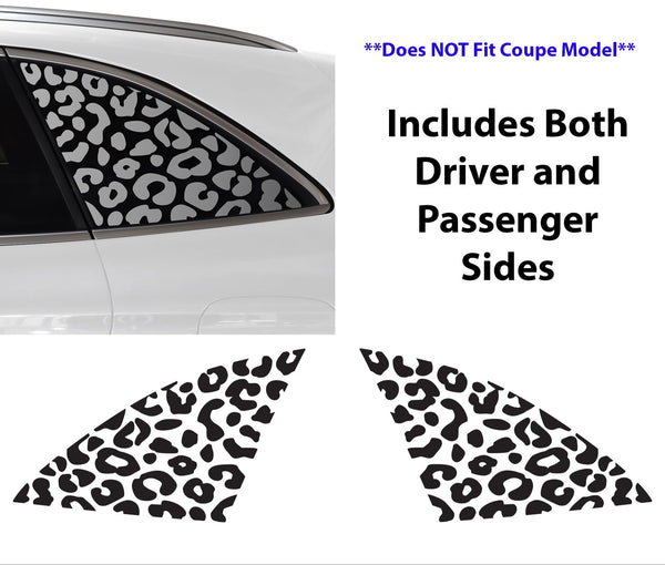Animal Leopard Cheetah Cow Window Vinyl Decal Stickers Fits Mercedes - Benz GLC 2016 - 2024 - Bogar Tech Designs