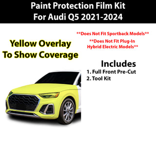 Precut Paint Protection Film Clear Bra PPF Decal Film Kit Cover Fits Audi Q5 2021-2024